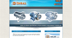 Desktop Screenshot of idealpompa.com