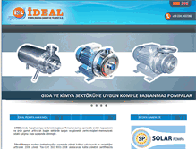 Tablet Screenshot of idealpompa.com